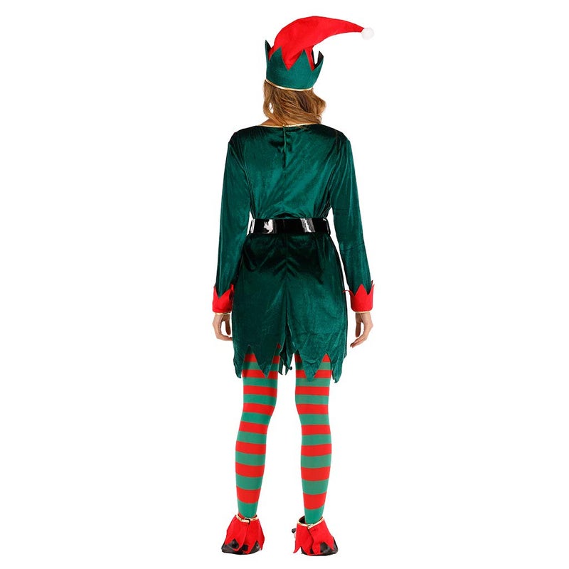 ReneeCho Women's Christmas Costume Elf Set, Large - Image 2